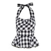Secondhand Vivienne Westwood Red Label Gingham Halter Top - '00s