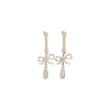Secondhand Vivienne Westwood Silver Faustine Earrings with Bow - '20s