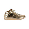 Secondhand Jimmy Choo Belgravia Metallic Gold Sneakers - '10s