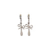 Secondhand Vivienne Westwood Silver Faustine Earrings with Bow - '20s