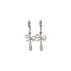 Secondhand Vivienne Westwood Silver Faustine Earrings with Bow - '20s