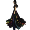 Secondhand Gucci Embroidered Sequin Tulle Gown - '10s