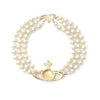 Secondhand Vivienne Westwood Three-Row Pearl Choker - '10s