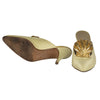 Secondhand Vintage Gianni Versace Gold Crystal Shell Heels - '90s
