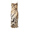 Secondhand Roberto Cavalli Animal Print Slip Dress - '00s