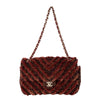 Secondhand Chanel Red Tweed Flap Bag - '20s