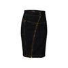 Secondhand Alaïa Black Denim Tailleur - '80s