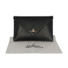 Secondhand Victoria leather envelope clutch bag - '20s