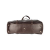 Secondhand Gucci Dark Brown Leather GG Britt Boston Bag - '10s