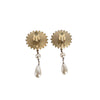 Secondhand Vivienne Westwood Rare Loelia Earrings with Pearl - '10s