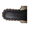 Secondhand Chanel Lambskin Braided Mule Sandals - '10s