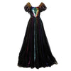 Secondhand Gucci Embroidered Sequin Tulle Gown - '10s