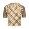 Secondhand Roberto Cavalli Plaid Blouse with Houndstooth Sleeves- '10s