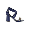 Secondhand Louis Vuitton Calfskin Westbound Block-heel Sandals - '10s
