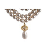 Secondhand Vivienne Westwood Three Row Pearl Drop Choker - '20s