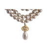 Secondhand Vivienne Westwood Three Row Pearl Drop Choker - '20s