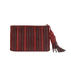 Secondhand Anya Hindmarch Red Stripe Clutch - '10s