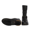 Secondhand Black Leather Joan Studded Biker Boots- '20s