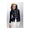 Secondhand Chanel Navy Majorette Jacket with Pearls - '10s