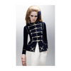 Secondhand Chanel Navy Majorette Jacket with Pearls - '10s