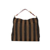 Secondhand Striped Hobo Bag - '10s