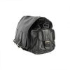 Secondhand Saint Laurent Black Leather Crossbody Messenger Bag - '00s