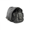 Secondhand Saint Laurent Black Leather Crossbody Messenger Bag - '00s