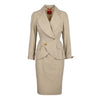 Secondhand Vivienne Westwood Beige Skirt and Jacket Set - '90s