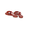 Secondhand Chanel Double Strap Camellia Sandals - '10s