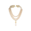 Secondhand Vivienne Westwood Three Row Pearl Drop Choker - '20s