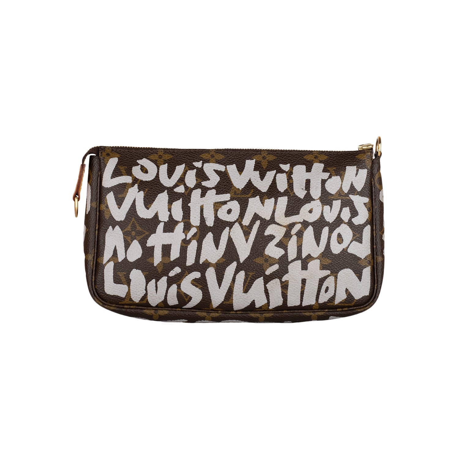 Vintage Brown Graffiti Pochette Purse by Louis Vuitton