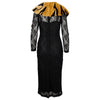 Secondhand Dolce & Gabbana Faux Fur Tiger Lace Dress - '10s