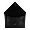 Secondhand Victoria leather envelope clutch bag - '20s