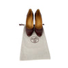 Secondhand Hermès Patent Brogue Pumps - '10s