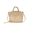 Secondhand Prada Beige Leather Hobo Handbag with Strap - '10s