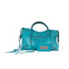 Secondhand Balenciaga Teal City Bag - '10s