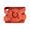 Secondhand Chanel Double Strap Camellia Sandals - '10s