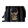 Secondhand Giorgio Beverly Hills Black Leather Crossbody Bag - '10s