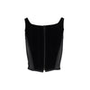Secondhand Vivienne Westwood black velvet corset-'90s
