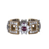 Secondhand Diamond and Rubies Ring - '10s