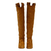 Secondhand Suede Over the Knee Light Brown Boots - '20s