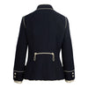 Secondhand Chanel Navy Majorette Jacket with Pearls - '10s