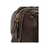 Secondhand Gucci Dark Brown Leather GG Britt Boston Bag - '10s