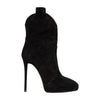 Secondhand Giuseppe Zanotti Pointy Suede Black Boots- '20s