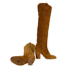 Secondhand Suede Over the Knee Light Brown Boots - '20s