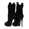 Secondhand Giuseppe Zanotti Pointy Suede Black Boots- '20s