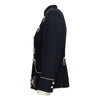 Secondhand Chanel Navy Majorette Jacket with Pearls - '10s