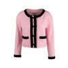 Secondhand Contrast Trim Pink Jacket - '90s