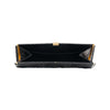 Secondhand Black Exotic Leather Clutch - '70s
