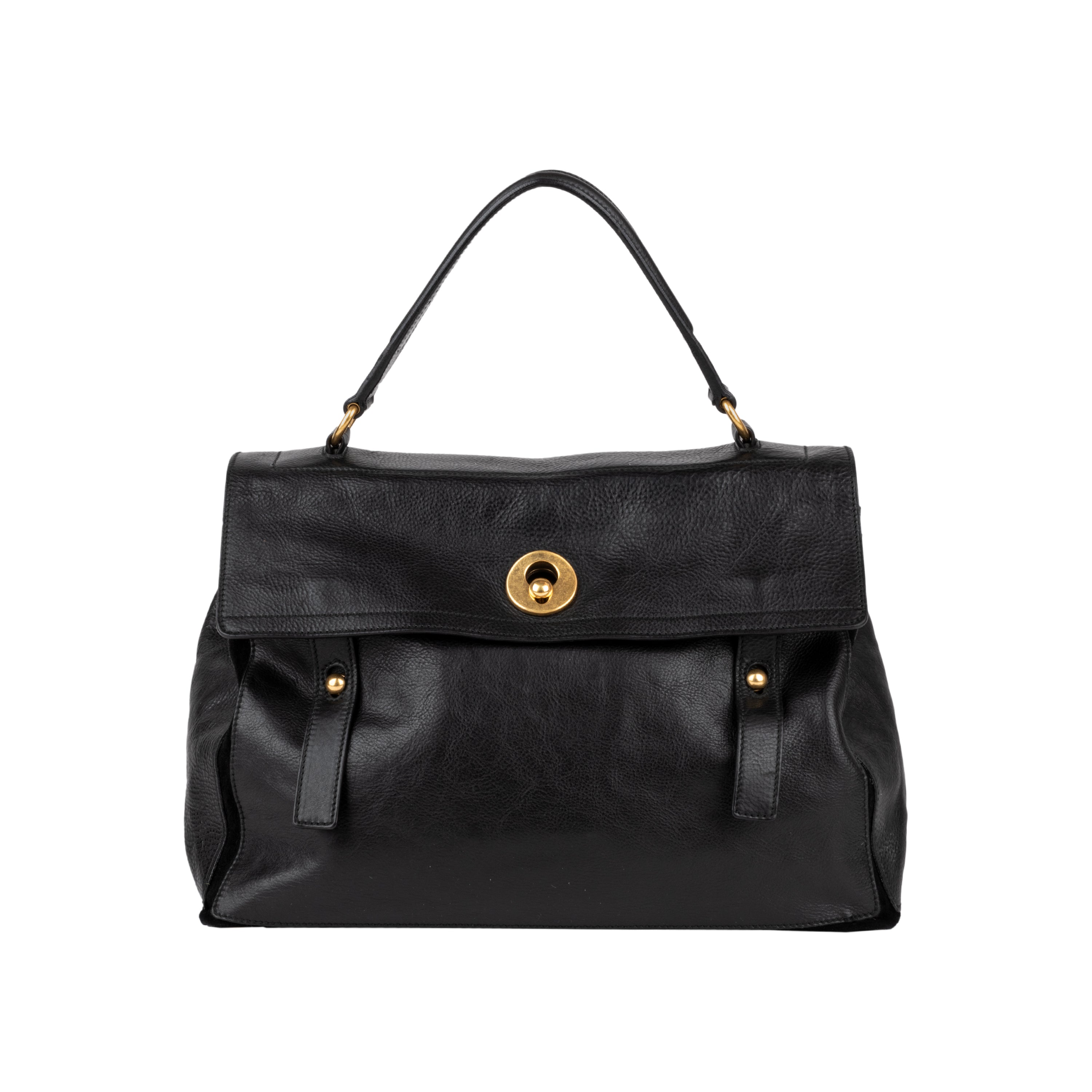 Yves Saint Laurent black leather Muse Two handbag - '00s
